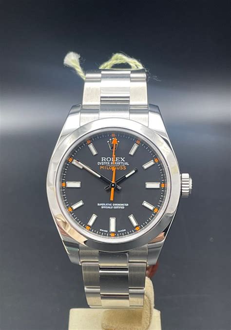 rolex milgauss nero price|rolex milgauss price chart.